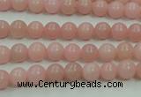 COP1211 15.5 inches 6mm round Chinese pink opal gemstone beads