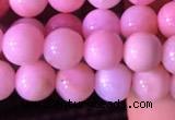 COP1520 15.5 inches 6mm round natural pink opal beads wholesale