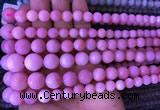 COP1530 15.5 inches 4mm - 14mm round natural pink opal gemstone beads