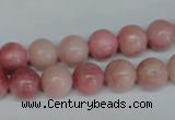 COP154 15.5 inches 12mm round pink opal gemstone beads wholesale