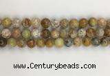 COP1672 15.5 inches 10mm round yellow opal gemstone beads