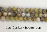 COP1673 15.5 inches 12mm round yellow opal gemstone beads