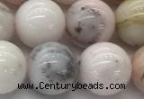 COP1705 15.5 inches 12mm round natural pink opal gemstone beads