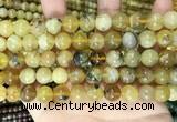 COP1761 15.5 inches 10mm round yellow opal beads wholesale