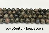 COP1804 15.5 inches 12mm round grey opal beads wholesale