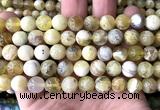 COP1908 15 inches 10mm round yellow opal gemstone beads wholesale