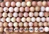 COP1928 15 inches 10mm round natural pink opal gemstone beads
