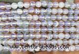 COP1932 15 inches 6mm faceted round opalite beads wholesale