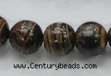 COP224 15.5 inches 16mm round natural brown opal gemstone beads