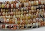 COP301 15.5 inches 2*4mm rondelle brandy opal gemstone beads wholesale