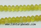 COP351 15.5 inches 5*8mm rondelle yellow opal gemstone beads wholesale