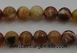 COP509 15.5 inches 6mm round natural red opal gemstone beads