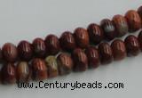 COP518 15.5 inches 5*8mm rondelle red opal gemstone beads wholesale