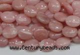 COP62 15.5 inches 8*10mm oval natural pink opal gemstone beads