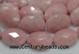 COP72 15.5 inches 13*18mm faceted oval natural pink opal beads