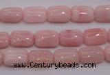 COP81 15.5 inches 8*12mm rectangle natural pink opal gemstone beads