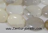 COP908 15.5 inches 15*20mm oval natural white opal gemstone beads