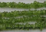 COQ61 15.5 inches 3*7mm natural olive quartz chips beads wholesale