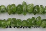 COQ64 15.5 inches 8*12mm natural olive quartz chips beads wholesale