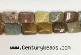 COS256 15.5 inches 22*30mm rectangle ocean stone beads wholesale