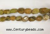 COS271 13*18mm - 15*20mm faceted nuggets ocean stone beads