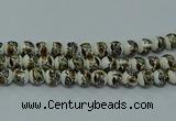 CPB643 15.5 inches 10mm round Painted porcelain beads