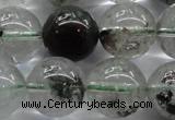 CPC05 15.5 inches 12mm round green phantom quartz beads wholesale