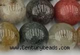 CPC673 15.5 inches 12mm round phantom quartz gemstone beads