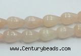 CPI01 15.5 inches 8*12mm teardrop pink aventurine jade beads