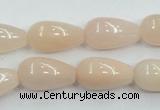 CPI03 15.5 inches 10*20mm teardrop pink aventurine jade beads