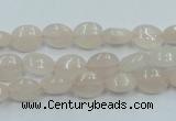 CPI07 15.5 inches 8*10mm oval pink aventurine jade beads wholesale