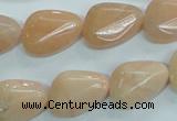 CPI104 15.5 inches 15*20mm nuggets pink aventurine jade beads