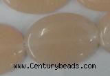 CPI153 15.5 inches 25*35mm oval pink aventurine jade beads