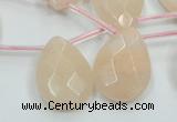 CPI16 15.5 inches 18*25mm briolette pink aventurine jade beads