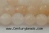 CPI212 15.5 inches 8mm faceted round pink aventurine jade beads