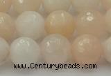 CPI213 15.5 inches 10mm faceted round pink aventurine jade beads