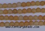 CPI300 15.5 inches 4mm round matte red aventurine beads wholesale