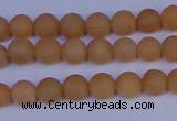 CPI301 15.5 inches 6mm round matte red aventurine beads wholesale