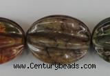 CPJ373 15.5 inches 25*32mm starfruit picasso jasper gemstone beads
