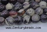 CPJ602 15.5 inches 8mm round purple striped jasper beads wholesale