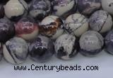 CPJ604 15.5 inches 12mm round purple striped jasper beads wholesale