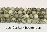 CPJ704 15.5 inches 12mm round greeting pine jasper beads