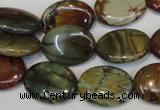 CPJ85 15.5 inches 15*20mm oval picasso jasper gemstone beads