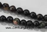 CPM01 15.5 inches 6mm round plum blossom jade beads wholesale