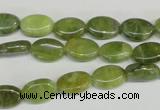 CPO33 15.5 inches 8*12mm oval olivine gemstone beads wholesale