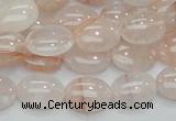 CPQ10 15.5 inches 10*14mm oval natural pink quartz beads wholesale