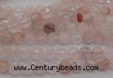 CPQ201 15.5 inches 4mm faceted round natural pink quartz beads