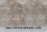 CPQ251 15.5 inches 6mm round natural pink quartz beads wholesale