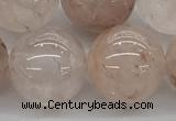 CPQ256 15.5 inches 16mm round natural pink quartz beads wholesale