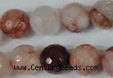 CPQ68 15.5 inches 16mm faceted round natural pink quartz beads